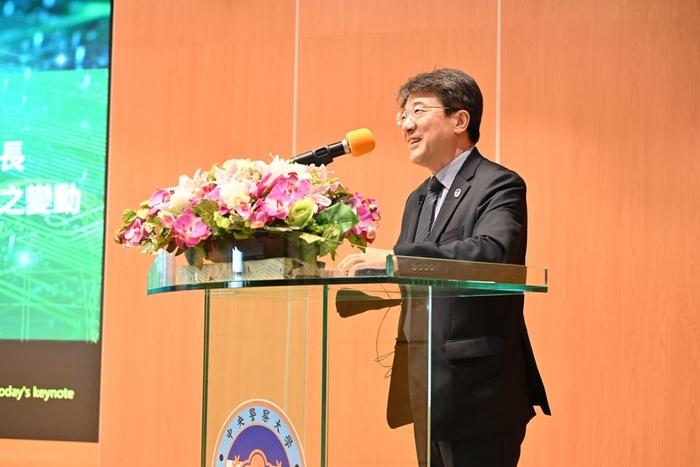 Presented by President Lee of South Korea